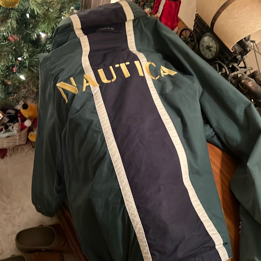 Nautica vintage reversible jacket